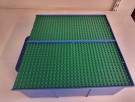 Storage Bin with Handle and Six Compartments with Green Baseplate Covers thumbnail