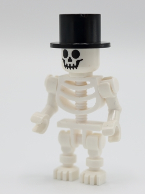 Skeleton - Standard Skull, Bent Arms Horizontal Grip, Black Top Hat
Komplett i god stand.