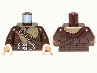 Torso LotR Coat with Fur Lining, Shoulder Strap and Double Silver Belt Pattern / Dark Brown Arms / Light Nougat Hands
I god stand.