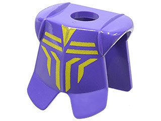 Minifigure Armor Breastplate with Leg Protection with Danju Geometric Pattern
I god stand.