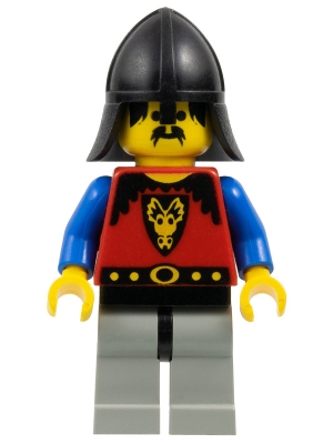 Dragon Knights - Knight 1, Light Gray Legs with Black Hips, Black Neck-Protector
Komplett i god stand.