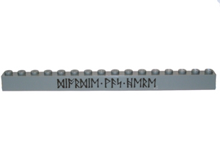 Brick 1 x 16 with Runes Pattern (Sticker) - Set 9473
I god stand.