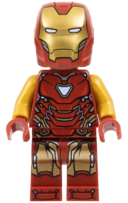 Iron Man - Mark 85 Armor, Large Helmet Visor, Thin Red Markings on Torso
Komplett i god stand.