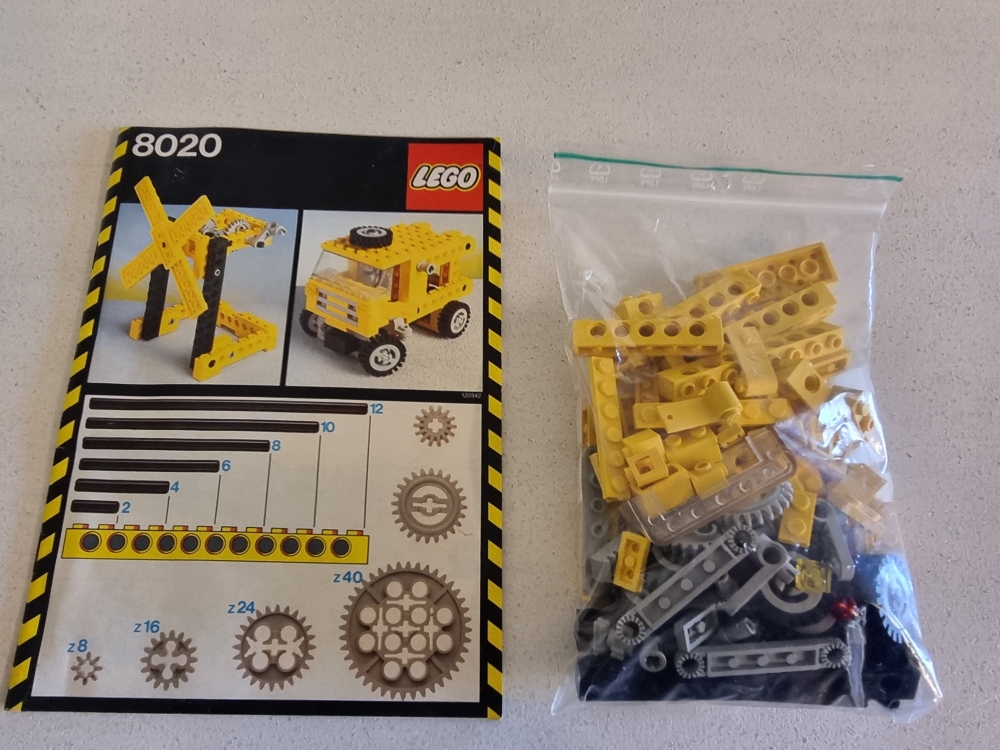 Sett 8020 fra Lego Technic serien.
Meget pent,
Komplett med manual.