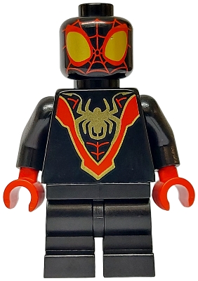 Spider-Man (Miles 'Spin' Morales) - Black Medium Legs, Gold Spider Logo
Komplett i god stand.