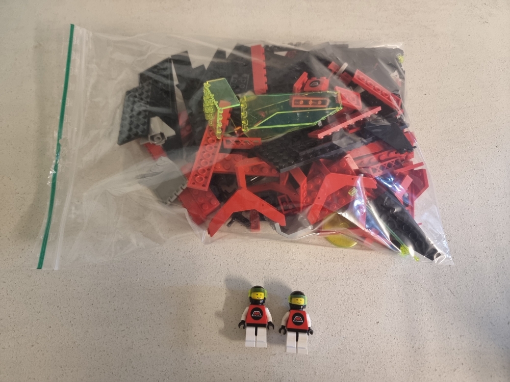 Sett 6956 fra Lego Space : M:Tron
Meget pent, som nytt
Komplett med manual.