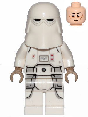 Snowtrooper, Printed Legs, Dark Tan Hands, Cheek Lines, Frown
Komplett i god stand.