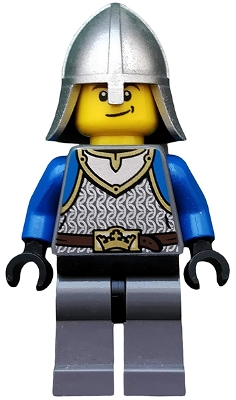 Castle - King's Knight Scale Mail, Crown Belt, Helmet with Neck Protector, Smirk
Komplett i god stand.