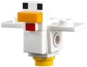 Minecraft Chicken, Wings Spread (Thick Neck Bracket) - Brick Built
Komplet i god stand.