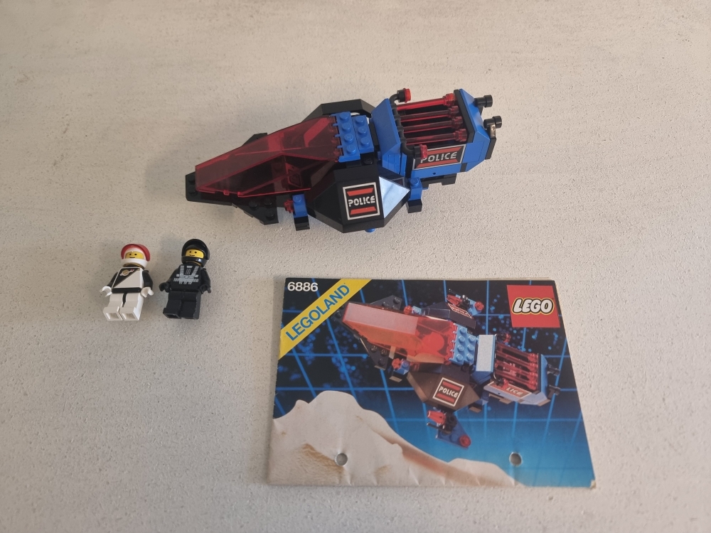 Sett 6886 fra Lego Space : Space Police I serien.
Pent sett.
Komplett med manual.