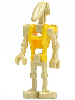 Battle Droid Commander with Straight Arm and Yellow Torso
Komplett i god stand.