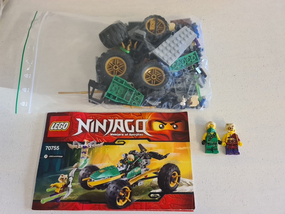 Sett 70755 fra Lego Ninjago : Tournament of Elements serien,
Komplett med manual.
Som nytt.