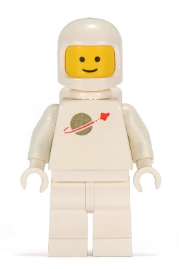 Classic Space - White with Air Tanks
Komplett. litt gulning på torso. Meget bra print.