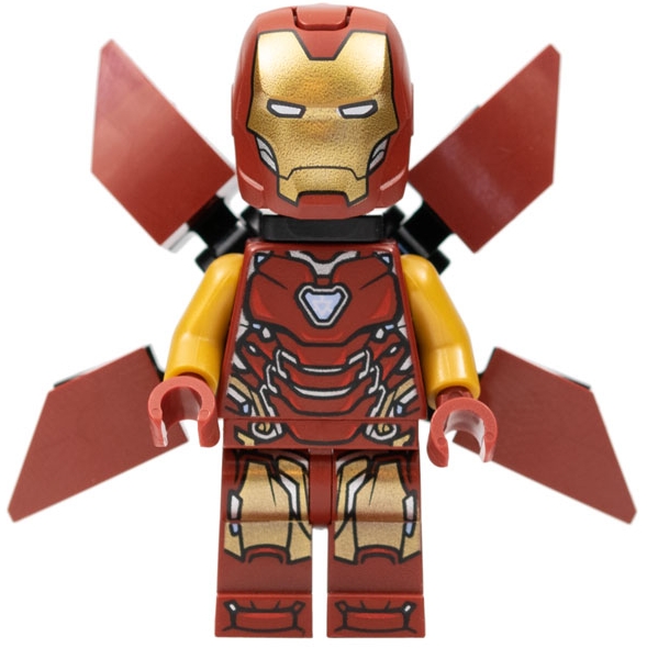 Iron Man - Mark 85 Armor, Large Helmet Visor, Wings
Komplett i god stand.