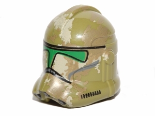 Minifigure, Headgear Helmet SW Clone Trooper (Phase 2) with 41st Camouflage Pattern
I god stand.