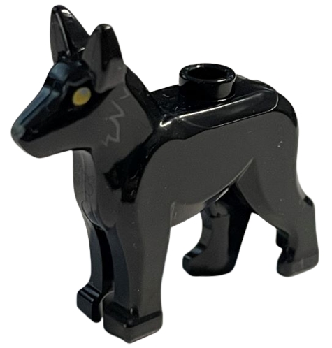 Dog, Alsatian / German Shepherd with Yellow Eyes and Light Bluish Gray Eyebrows and Fur Pattern (HP Padfoot / The Grim)
I god stand.