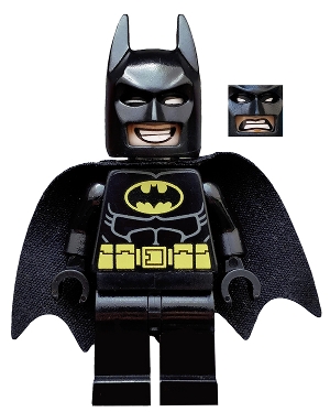 Batman - Dual Sided Head Grin and Angry Face (Type 2 Cowl)
Komplett i god stand.
