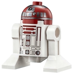 Astromech Droid, R4-P17 - Silver Band Around Dome, Black Outline Rectangles
Komplett i god stand.