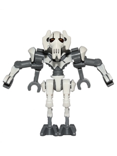 General Grievous - Bent Legs, White Armor
Komplett i god stand.