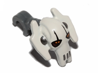 Minifigure, Head, Modified SW General Grievous White Pattern
I god stand.