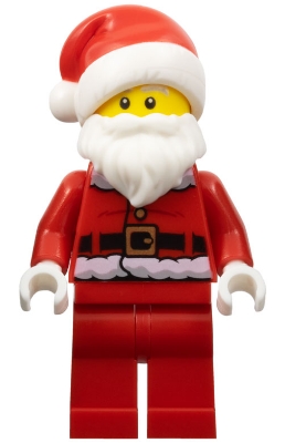 Santa - Fur Lined Jacket with Candy Cane on Back, Red Legs, Open Mouth
Komplett i god stand.