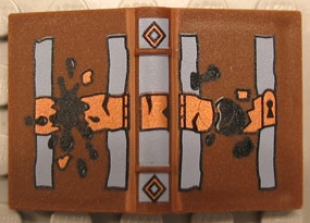 Minifigure, Utensil Book 2 x 3 with Lock and Black Ink Splotches Pattern (HP Tom Riddle's Diary)
I god stand.