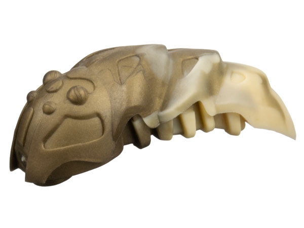 Bionicle Rahkshi Kraata Stage 4 with Marbled Pattern (list head color, describe the rest)
I god stand. (Flat Dark Gold)