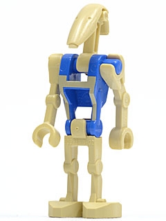 Battle Droid Pilot with Blue Torso with Tan Insignia and One Straight Arm
Komplett i god stand.