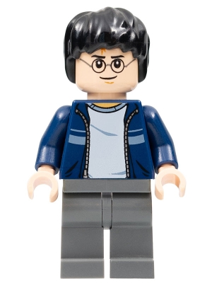 Harry Potter - Dark Blue Open Jacket with Stripe, Dark Bluish Gray Legs
Komplett i god stand.