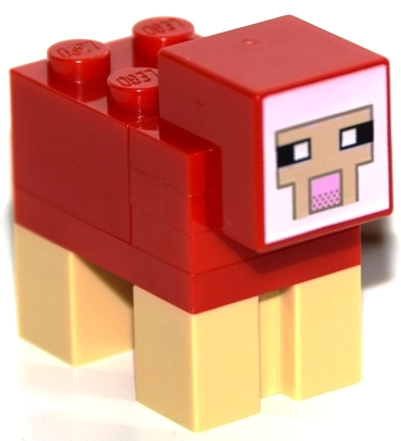 Minecraft Sheep, Red - Brick Built
Komplett i god stand.