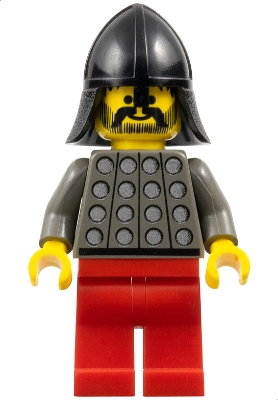 Fright Knights - Knight 3, Red Legs, Black Neck-Protector
Komplett i god stand.