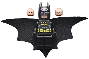 Batman - Black Suit with Yellow Belt and Crest (Type 2 Cowl, Outstretched Cape)
Komplett i god stand.