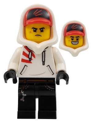 Jack Davids - White Hoodie with Cap and Hood (Large Smile / Grumpy)
Komplett i god stand.