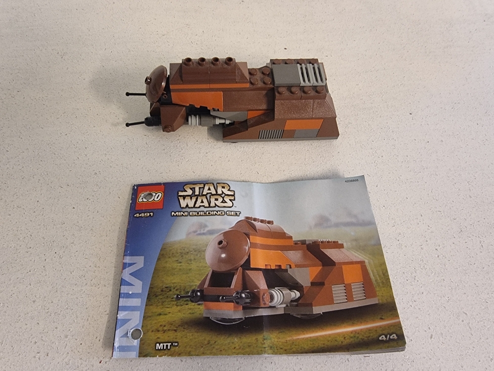 Sett 4491 fra Lego Star Wars : Mini : Episode 1
Komplett MTT med manual.