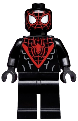 Spider-Man (Miles Morales) - Red Webbing on Head, Black Hands
Komplett i god stand.