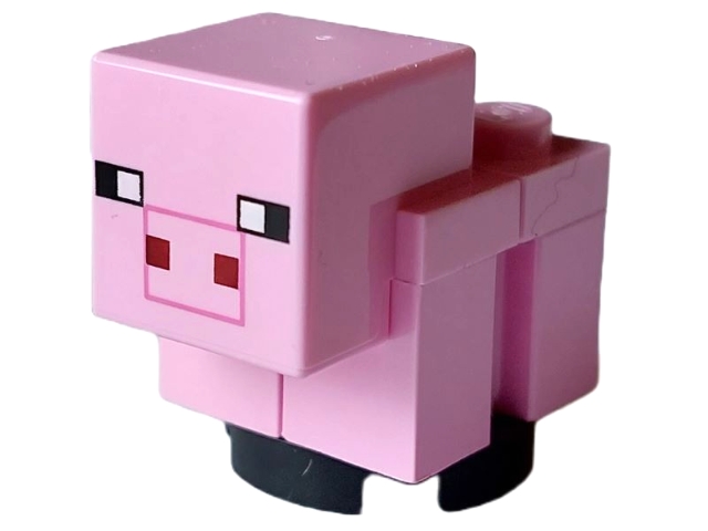 Minecraft Pig, Baby (Plain Snout with Dark Pink Outline) - Brick Built
Komplett i god stand.