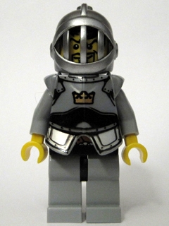 Fantasy Era - Crown Knight Scale Mail with Crown, Breastplate, Grille Helmet, Curly Eyebrows and Goatee
Komplett i god stand.