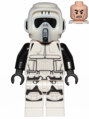 Imperial Scout Trooper - Male, Dual Molded Helmet, Light Nougat Head, Scowl
Komplett i god stand.