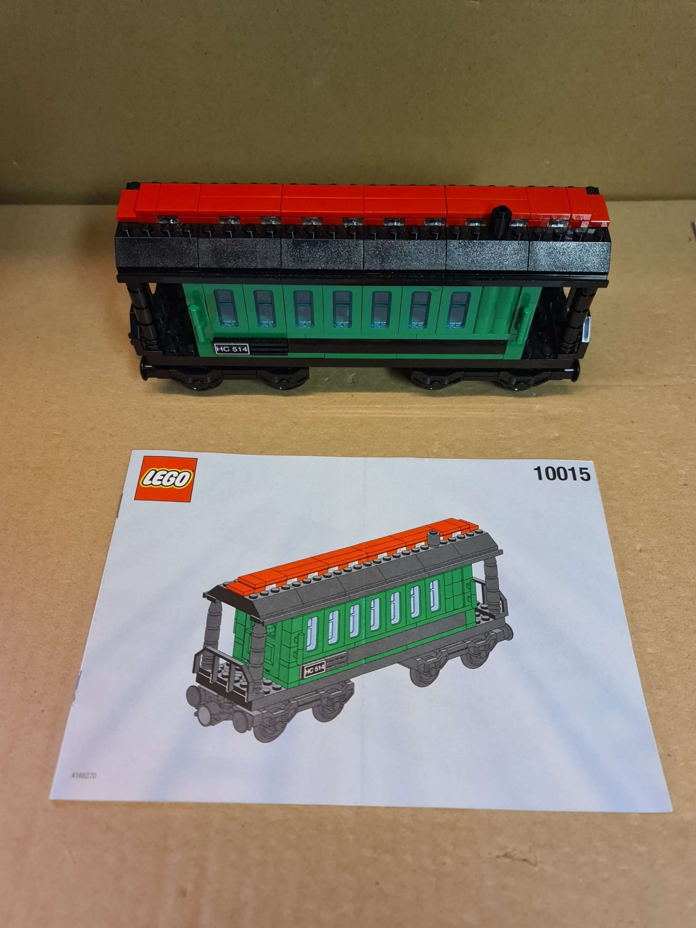 Sett 10015 fra Lego Train : 9V : My Own Train serien,
Meget pent.
Komplett med manual.
