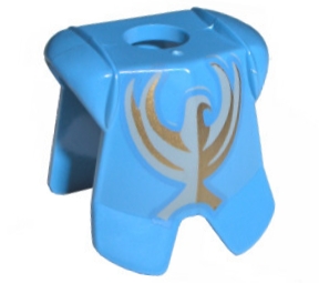 Minifigure Armor Breastplate with Leg Protection with Jayko Gold Hawk Pattern
I god stand.