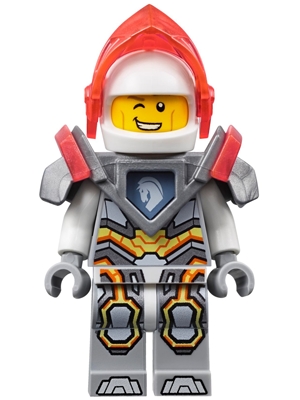 Lance Richmond - Trans-Neon Orange Visor, Flat Silver Armor
Komplett i god stand.