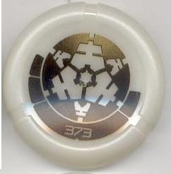 Throwing Disk with Bionicle Kanoka 373 Po-Metru Pattern
I god stand.