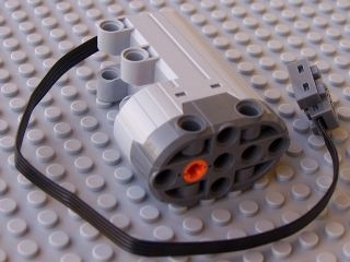 Electric, Motor 9V Power Functions Servo with Dark Bluish Gray Bottom
I god stand.
