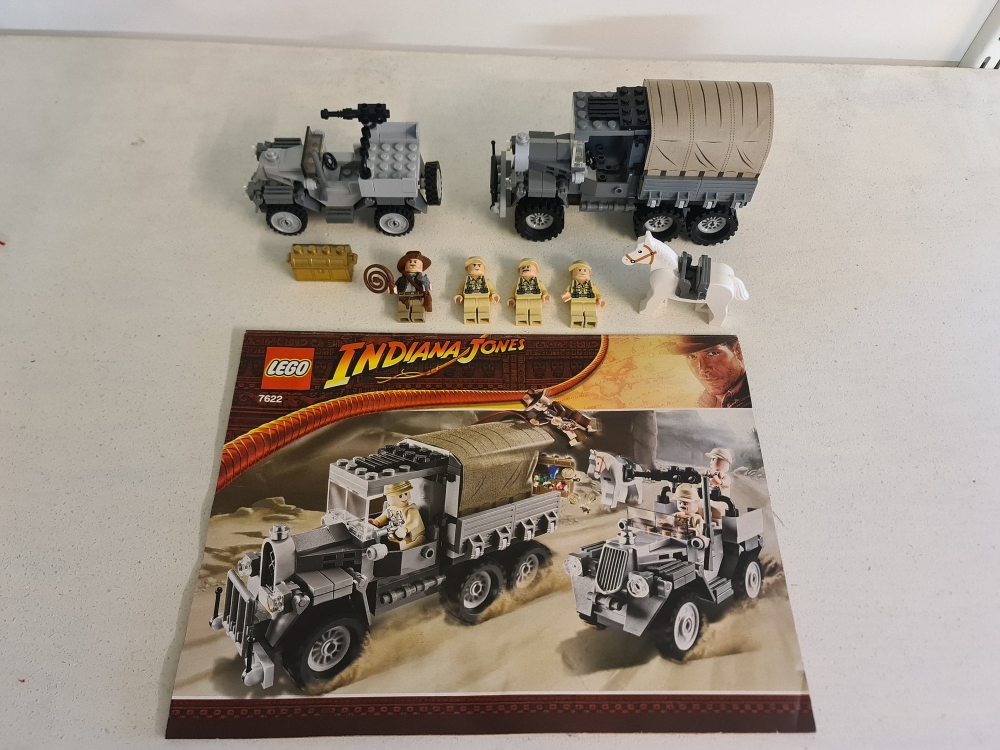 Sett 7622 fra Lego Indiana Jones : Raiders of The Lost Ark serien.
Meget pent. Som nytt.
Komplett med manual.