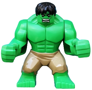 Hulk with Black Hair and Dark Tan Pants
Komplett i god stand.