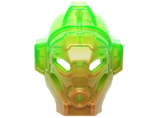 Bionicle Mask of Jungle with Marbled Trans-Bright Green Pattern
I god stand.
