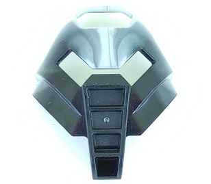 Bionicle Mask Huna with Marbled Pearl Light Gray Pattern
I god stand.