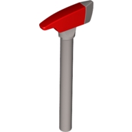 Minifigure, Utensil Axe, Pick End with Molded Red Head Pattern
I god stand.