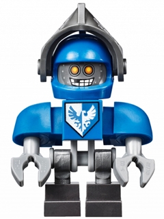 Clay Bot - Blue Shoulders, Flat Silver Visor
Komplett i god stand.