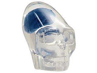 Minifigure, Head, Modified Skull Crystal with Dark Blue Brain Pattern
I god stand.